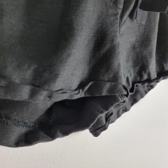 Wilfred Linen High Rise Tie Waist Rolled Hem Shorts - Picture 3 of 10